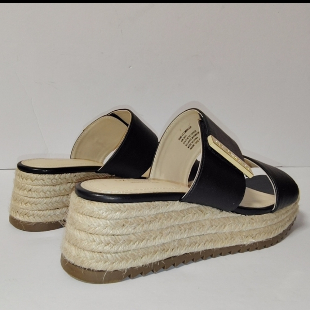 Liz Claiborne Embrook Women's Double-Band Espadrille Slide Wedge Platform Sandal - Picture 6 of 12